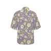 Daisy Pattern Print Design DS011 Women's Hawaiian Shirt