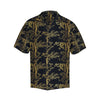 Tiger Gold Print Design LKS307 Men's Hawaiian Shirt