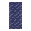 Blue Whale Print Design LKS402 Beach Towel 32" x 71"