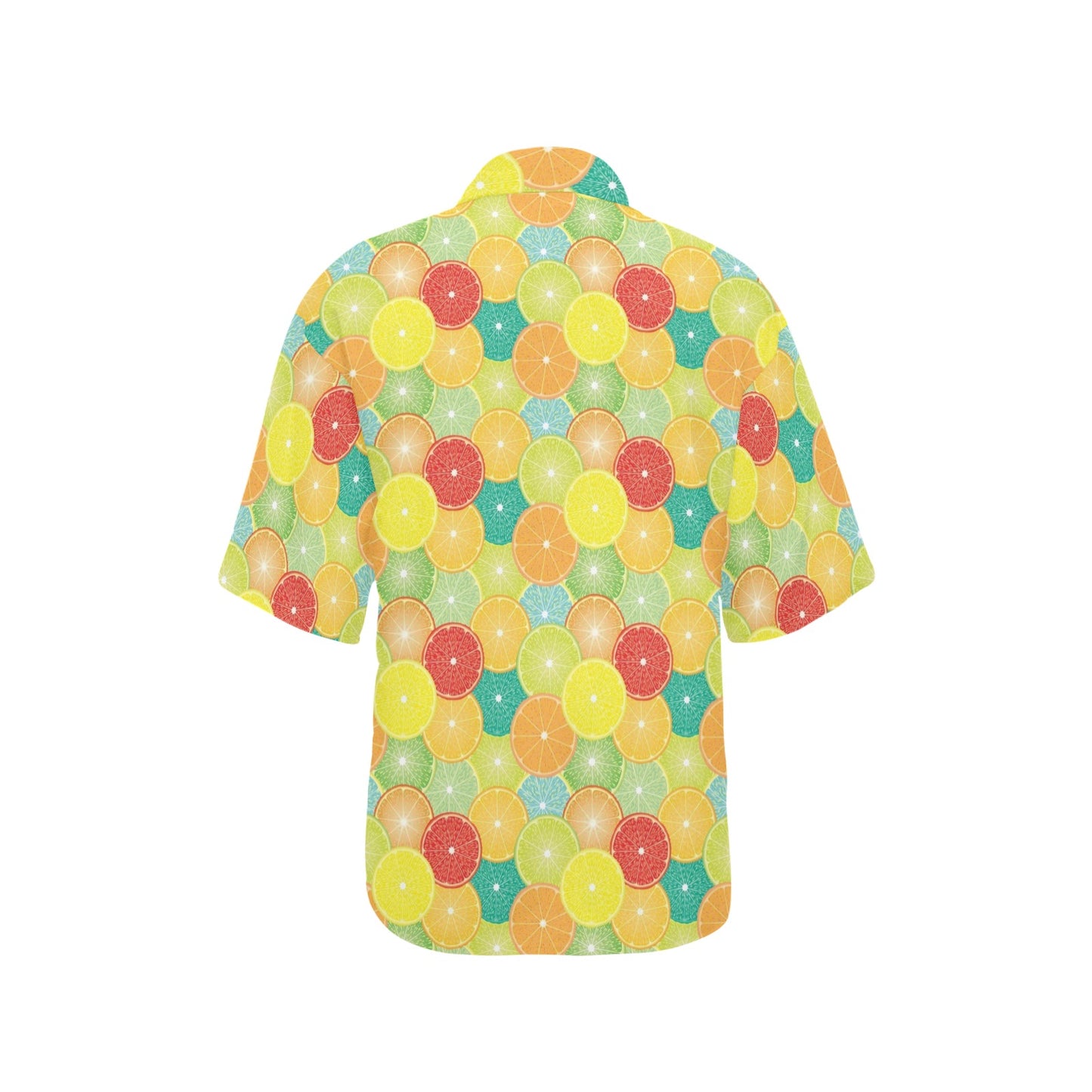 Citrus Pattern Print Design 01 Women's Hawaiian Shirt
