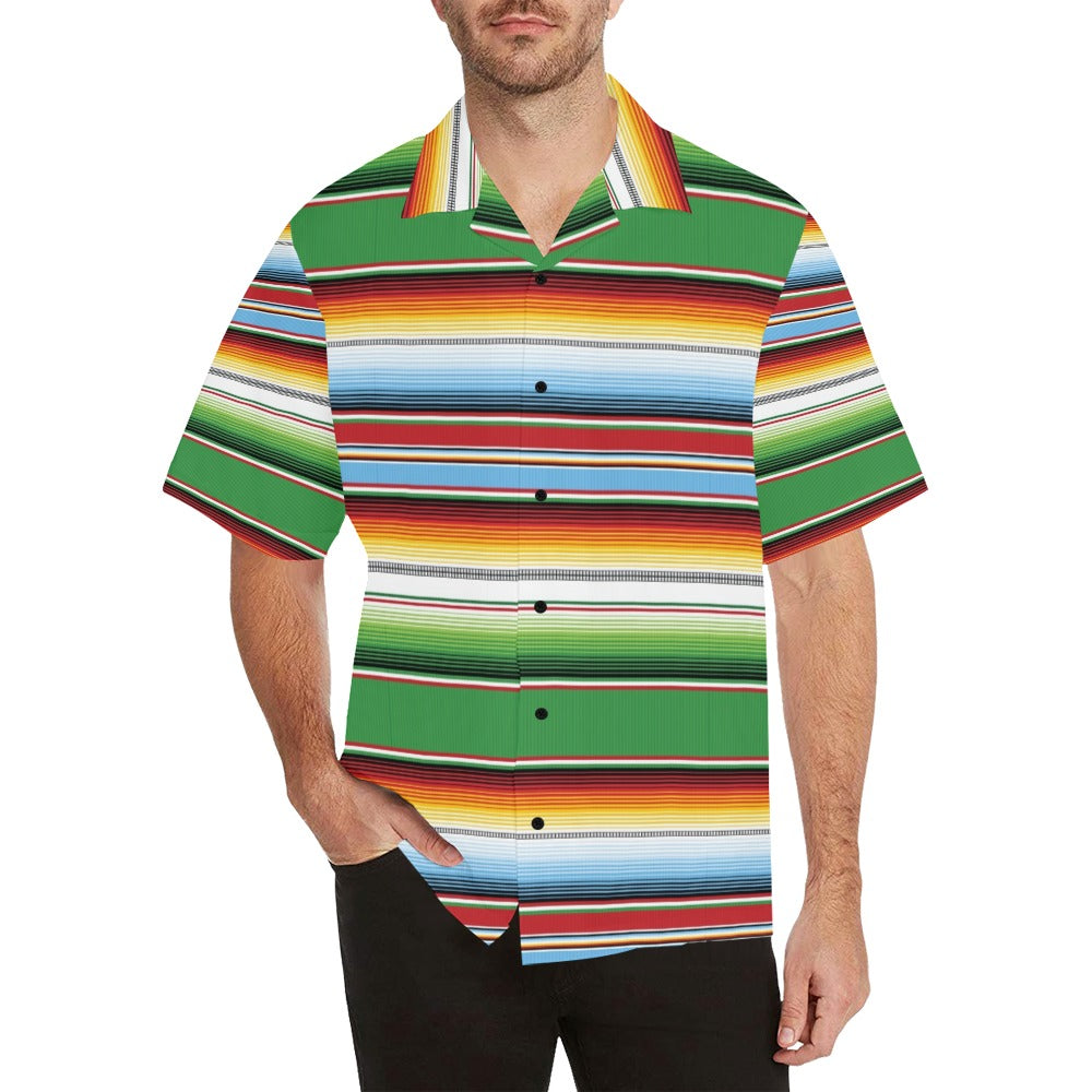 Serape Print Design LKS302 Men's Hawaiian Shirt