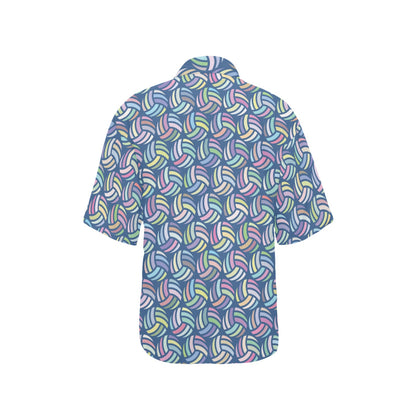 Volleyball Print Design LKS301 Women's Hawaiian Shirt