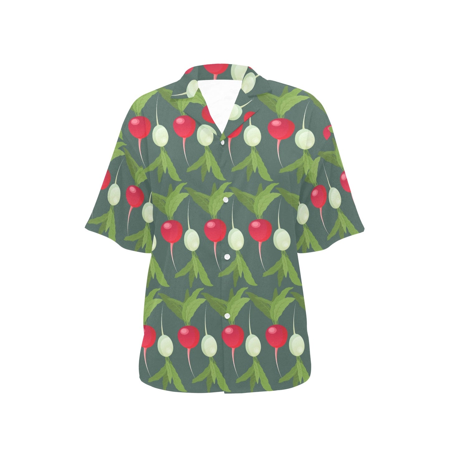 Radish Pattern Print Design A03 Women's Hawaiian Shirt