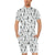 Skeleton Music Player Print Design LKS303 Men's Romper