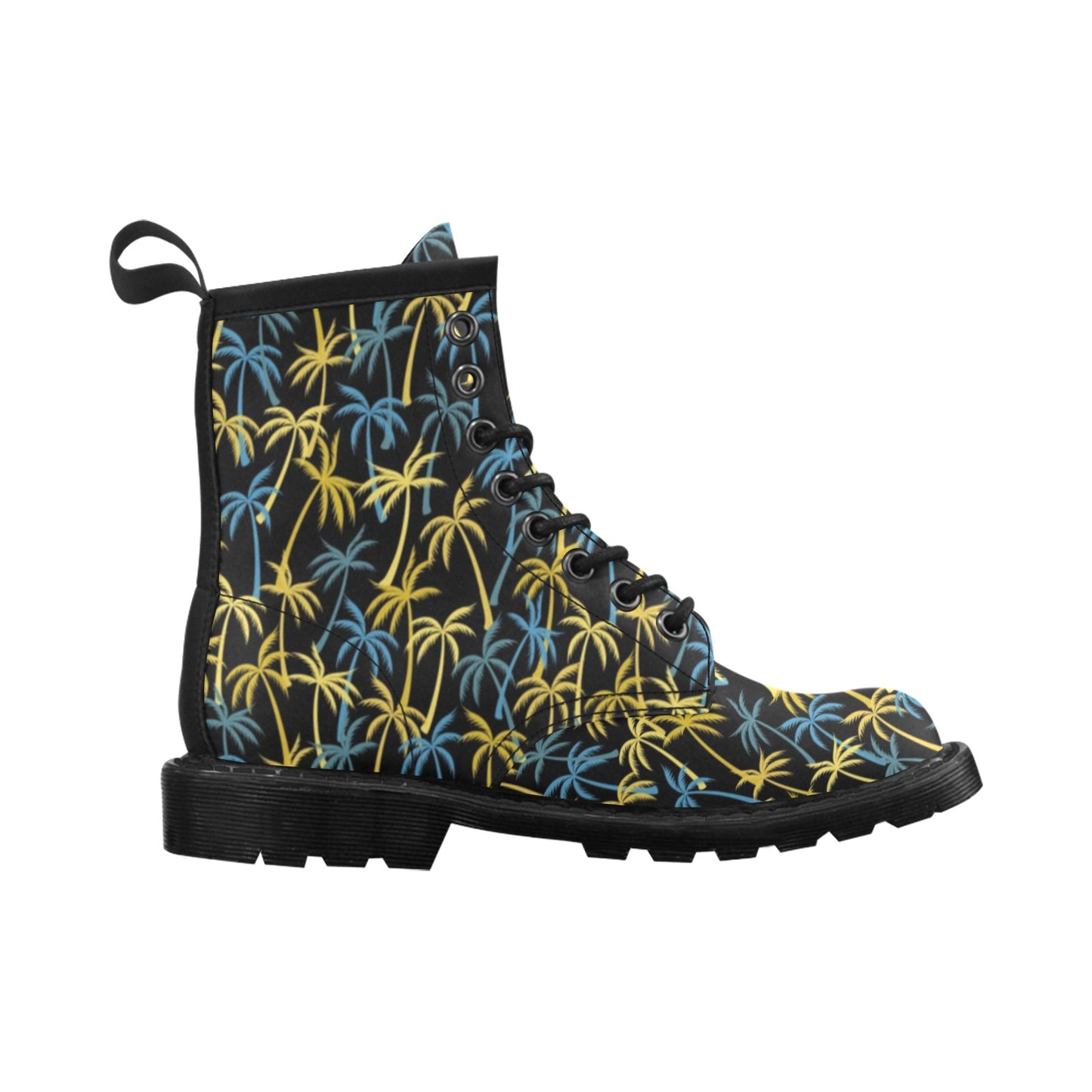 Palm Tree Pattern Women's Boots