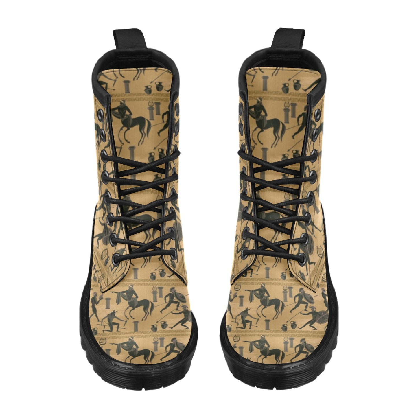 Ancient Greek Statue Print Design LKS304 Women's Boots