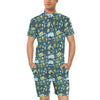 Camping Pattern Print Design 02 Men's Romper