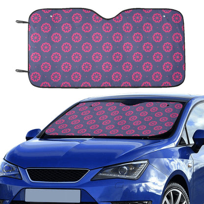 Water Lily Print Design LKS301 Car front Windshield Sun Shade
