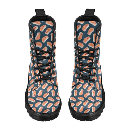 Salmon Steak Print Design LKS306 Women's Boots