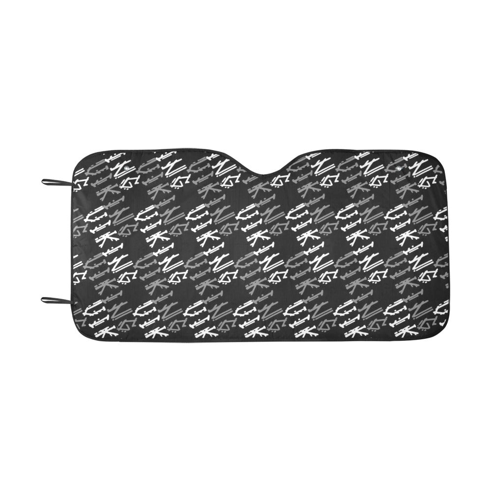 Vikings Print Design LKS306 Car front Windshield Sun Shade