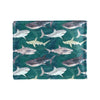 Shark Style Print Men's ID Card Wallet