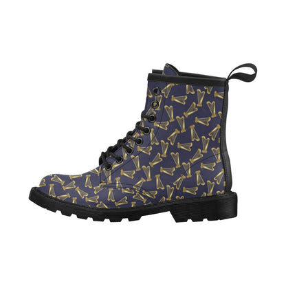 Harp Print Design LKS401 Women's Boots
