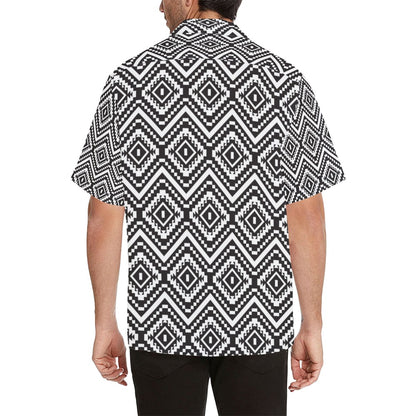 Tribal Pattern Print Design LKS303 Men's Hawaiian Shirt