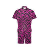 Pink Zebra Men's Romper