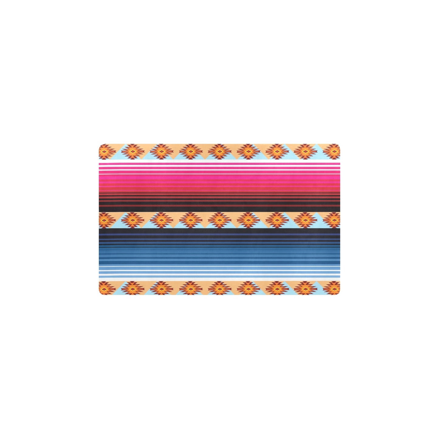 Mexican Pattern Print Design 03 Kitchen Mat