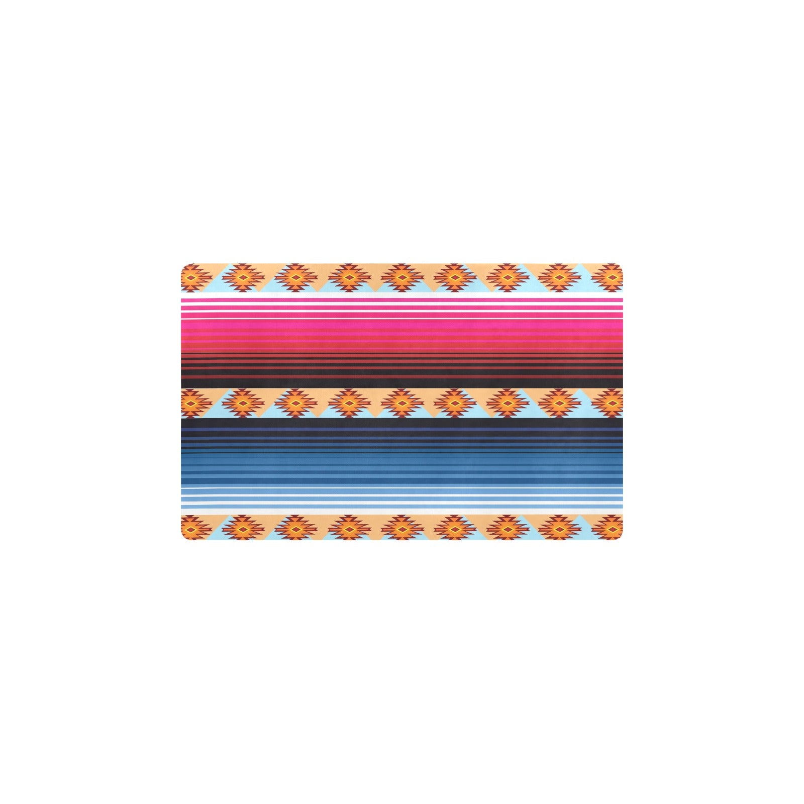 Mexican Pattern Print Design 03 Kitchen Mat