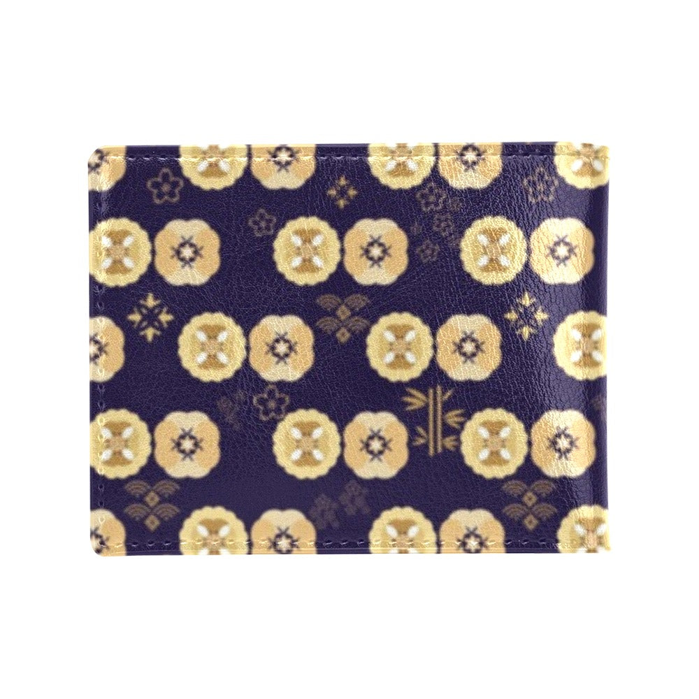 Sakura Print Design LKS303 Men's ID Card Wallet