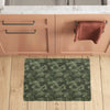 Army Camouflage Pattern Print Design 02 Kitchen Mat