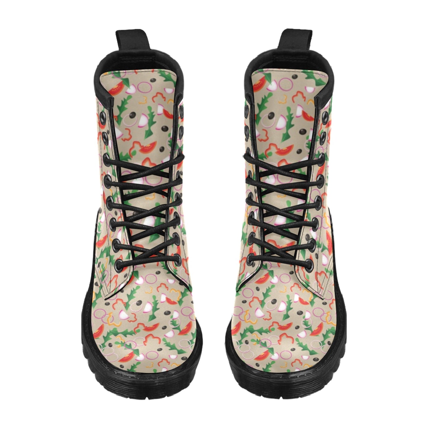 Salad Print Design LKS303 Women's Boots