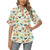 Chicken Pattern Print Design 07 Women's Hawaiian Shirt