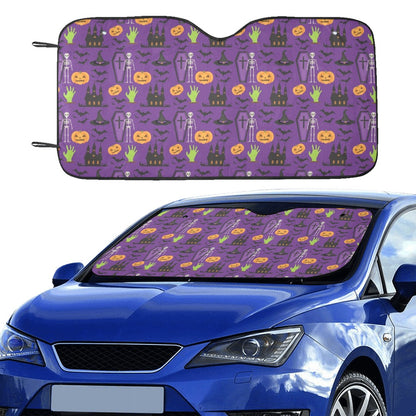 Halloween Print Design LKS403 Car front Windshield Sun Shade