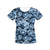 Tie Dye Dark Blue Print Design LKS306 Women's  T-shirt