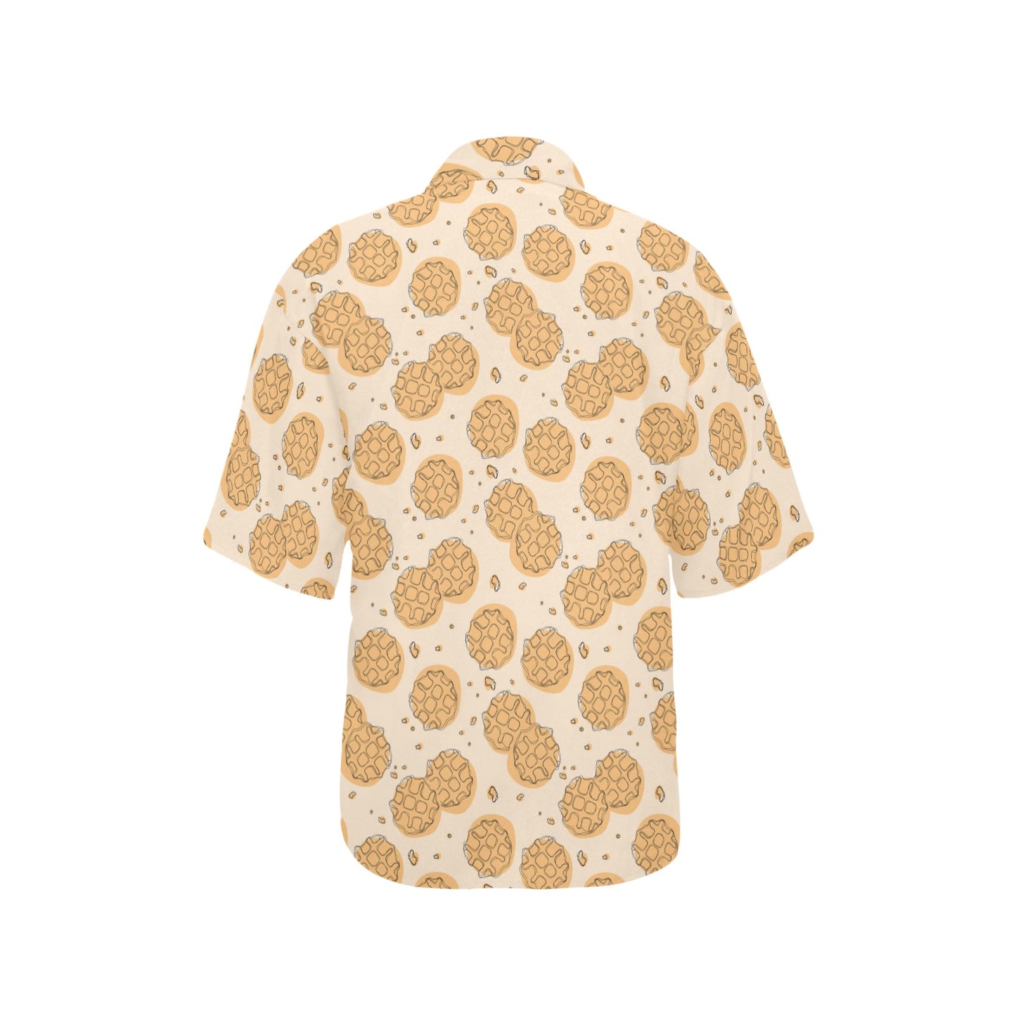 Waffle Print Design LKS303 Women's Hawaiian Shirt