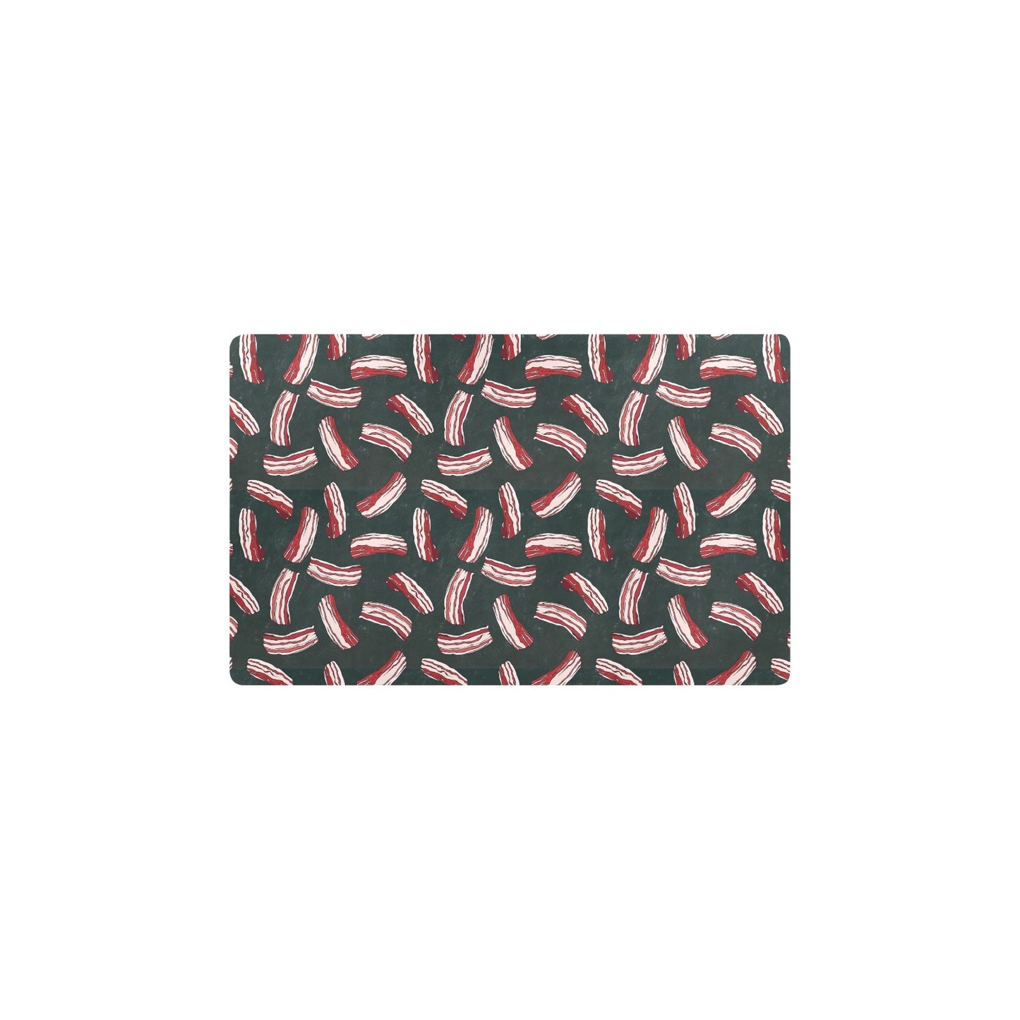 Bacon Pattern Print Design 02 Kitchen Mat