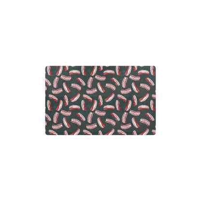 Bacon Pattern Print Design 02 Kitchen Mat