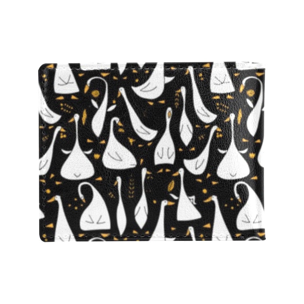 Goose Print Design LKS401 Men's ID Card Wallet