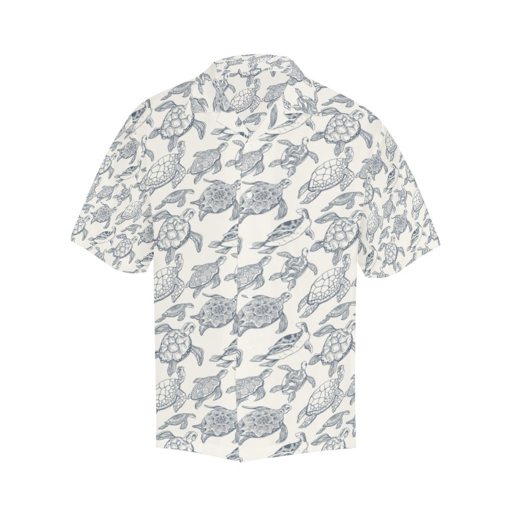 Sea Turtle Print Design LKS304 Men's Hawaiian Shirt
