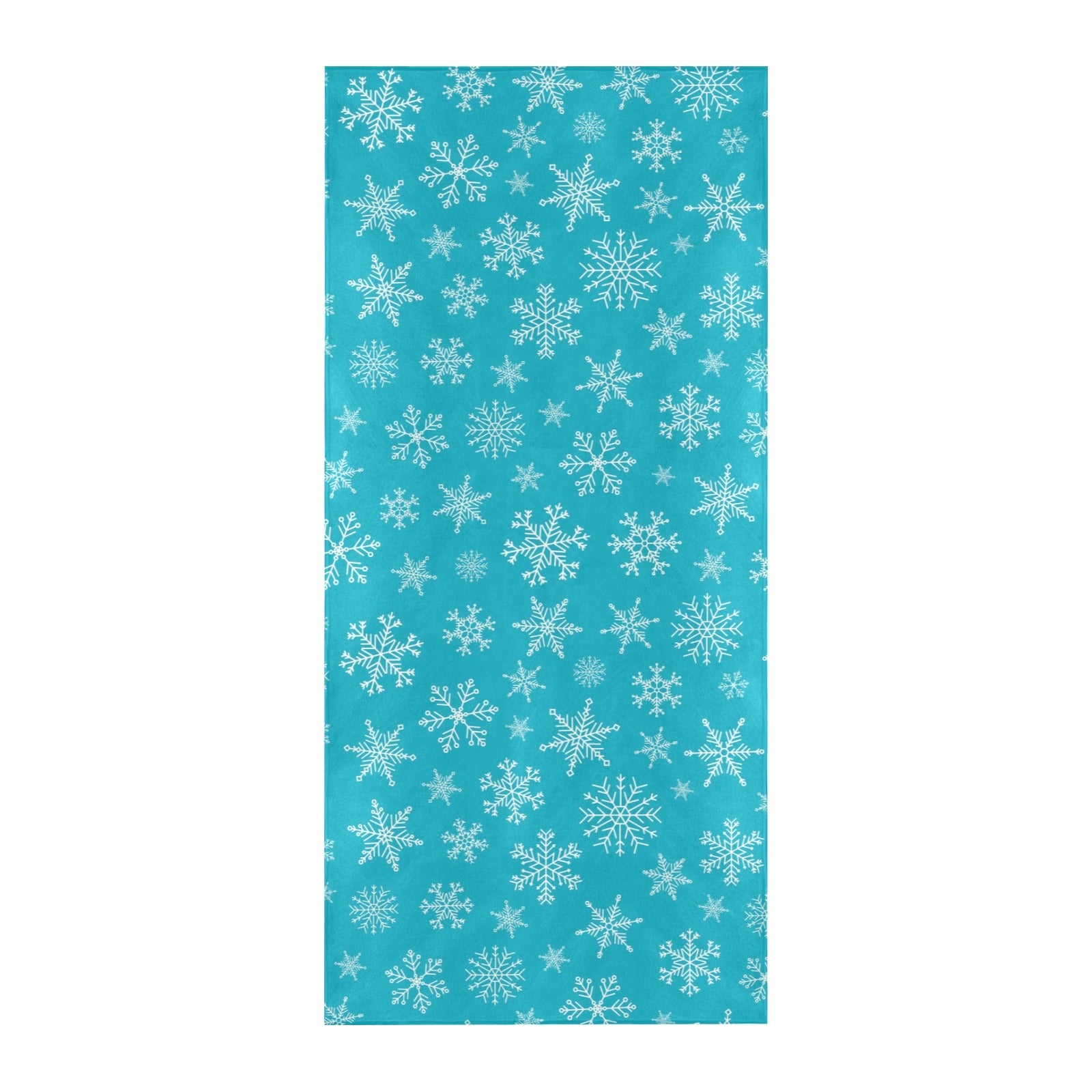 Snowflake Print Design LKS304 Beach Towel 32" x 71"