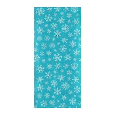 Snowflake Print Design LKS304 Beach Towel 32" x 71"