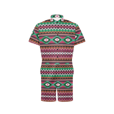 Mexican Pattern Print Design 01 Men's Romper