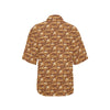 Bagel Pattern Print Design 02 Women's Hawaiian Shirt