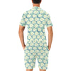 Wave Japan Style Print Design LKS302 Men's Romper