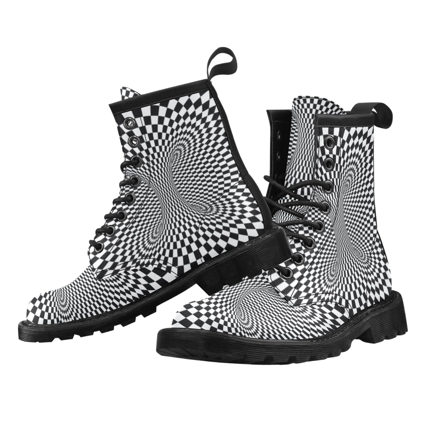 Optical illusion Projection Torus Women's Boots