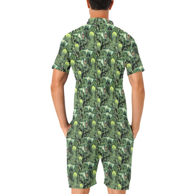 Dinosaur T Rex Print Pattern Men's Romper