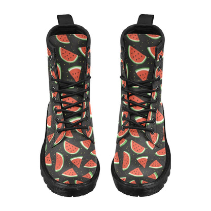 Watermelon Pattern Print Design WM09 Women's Boots
