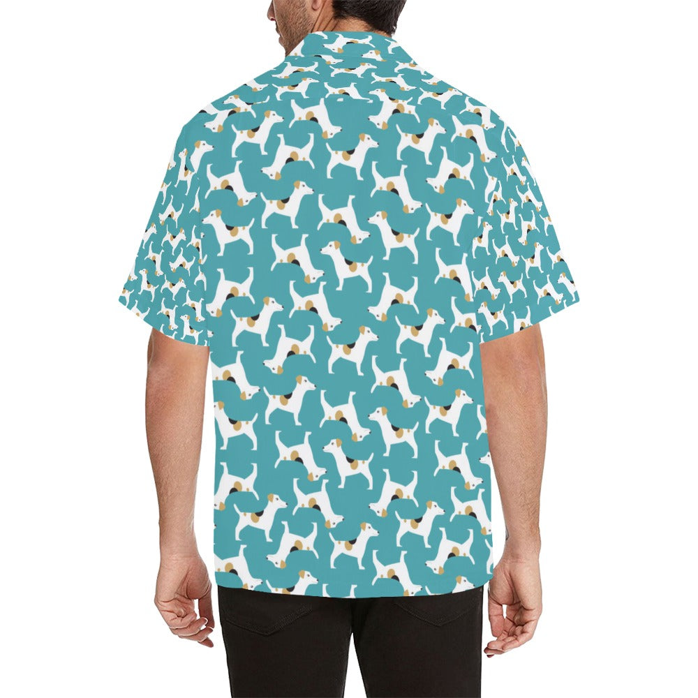 Russell Terriers Print Design LKS301 Men's Hawaiian Shirt