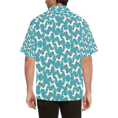 Russell Terriers Print Design LKS301 Men's Hawaiian Shirt