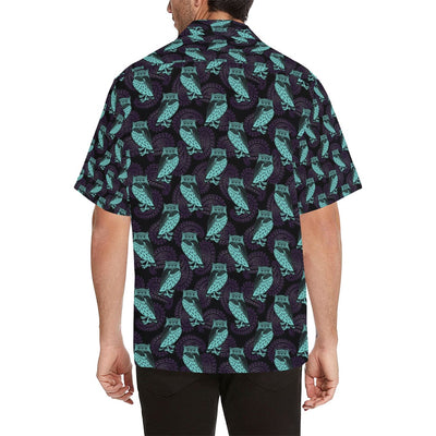Tribal Pattern Print Design LKS3010 Men's Hawaiian Shirt