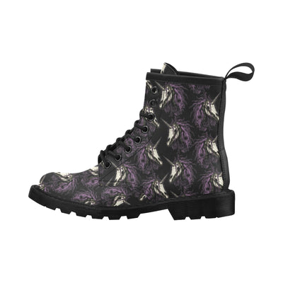 Unicorn Skull head Women's Boots