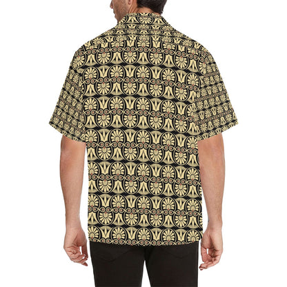 Ancient Greek Print Design LKS3014 Men's Hawaiian Shirt