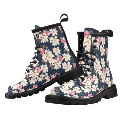 Lily Pattern Print Design LY04 Women's Boots
