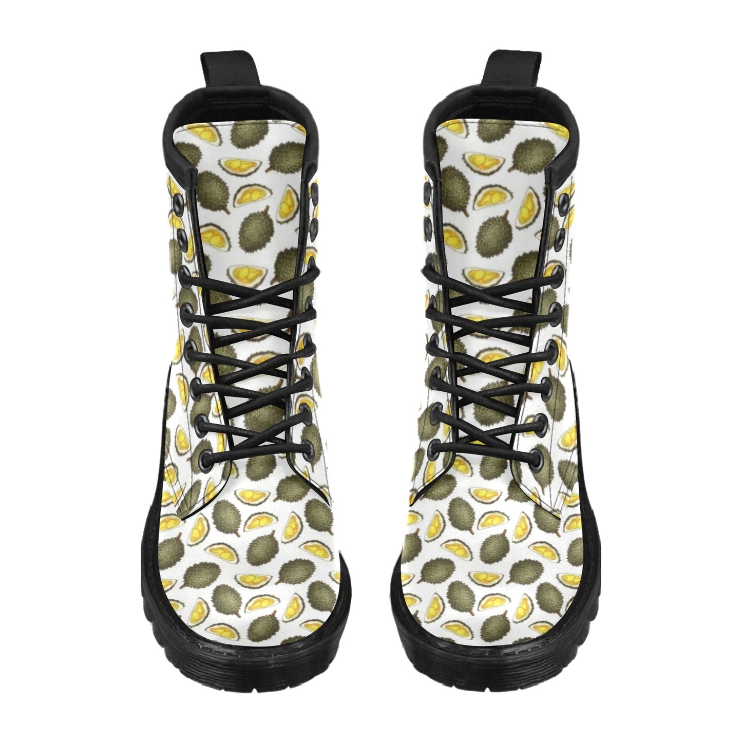 Durian Pattern Print Design DR03 Women's Boots