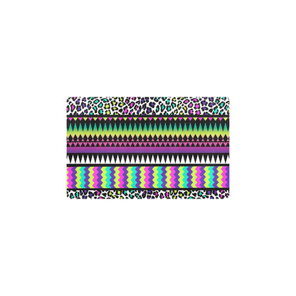 Animal Skin Aztec Rainbow Kitchen Mat