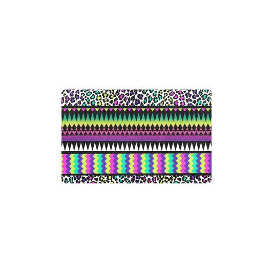 Animal Skin Aztec Rainbow Kitchen Mat