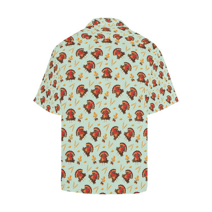 Thanksgiving Print Design LKS309 Men's Hawaiian Shirt
