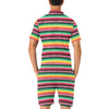 Mexican Blanket Classic Print Pattern Men's Romper